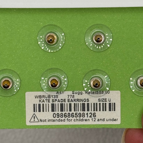 Kate Spade Jewelry | Kate Spade "Three's Company" Stud Set | Color: Gold - Picture 6 of 6